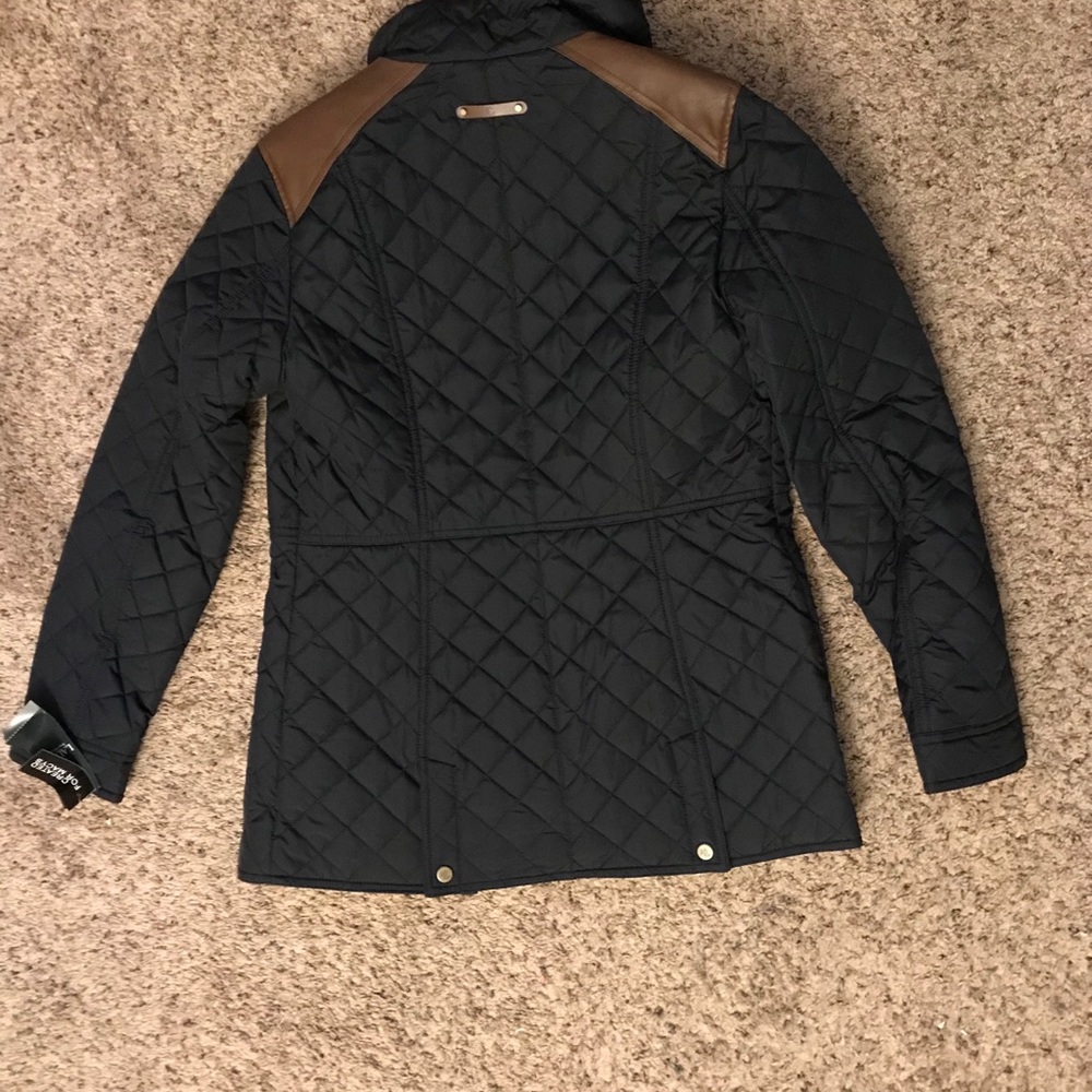 Lauren Ralph Lauren Trim Quilted Coat - Picture 5 of 8